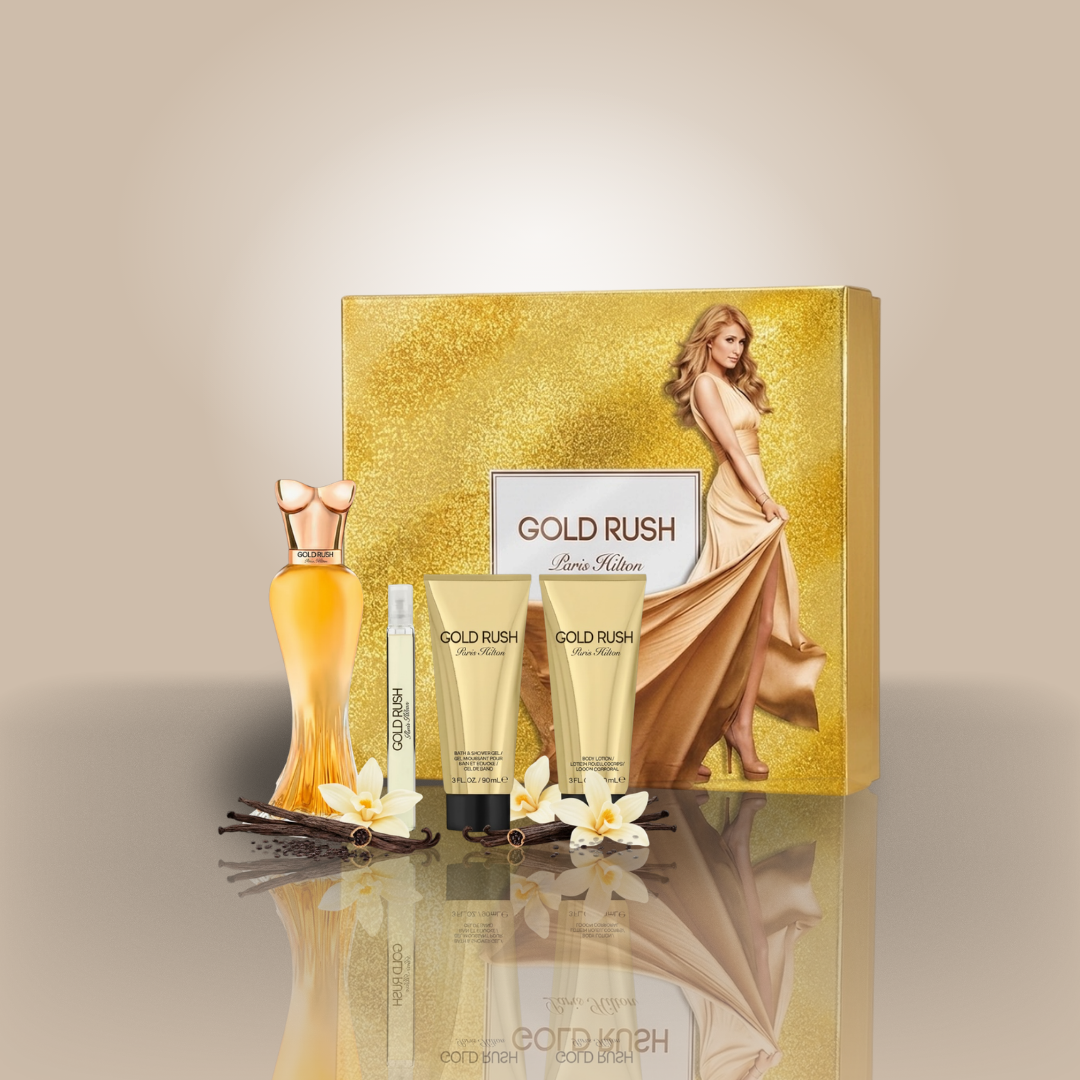 Paris Hilton Gold Rush 4 Piece Gift Set